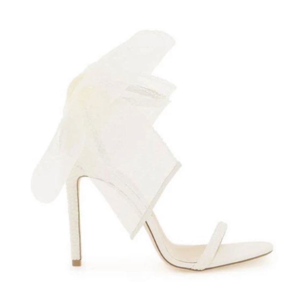 Jimmy Choo Aveline Size :39.5 Color :Ivory/Clear